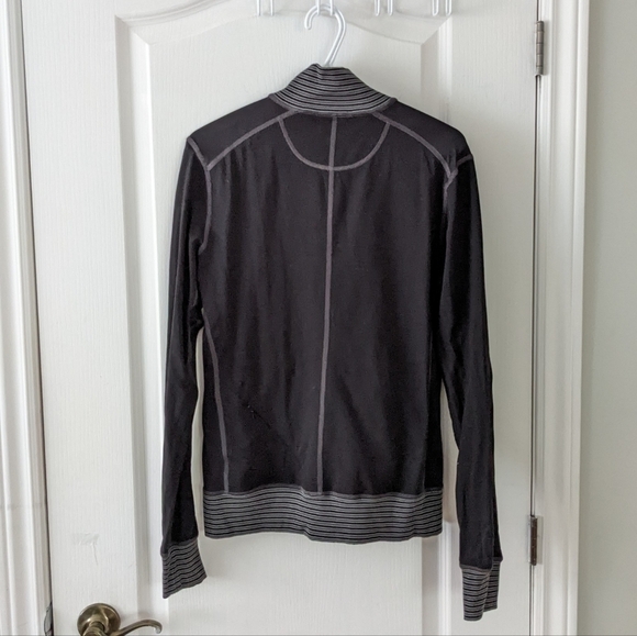 The north face track zip up jacket black size Large T8 - Picture 3 of 8